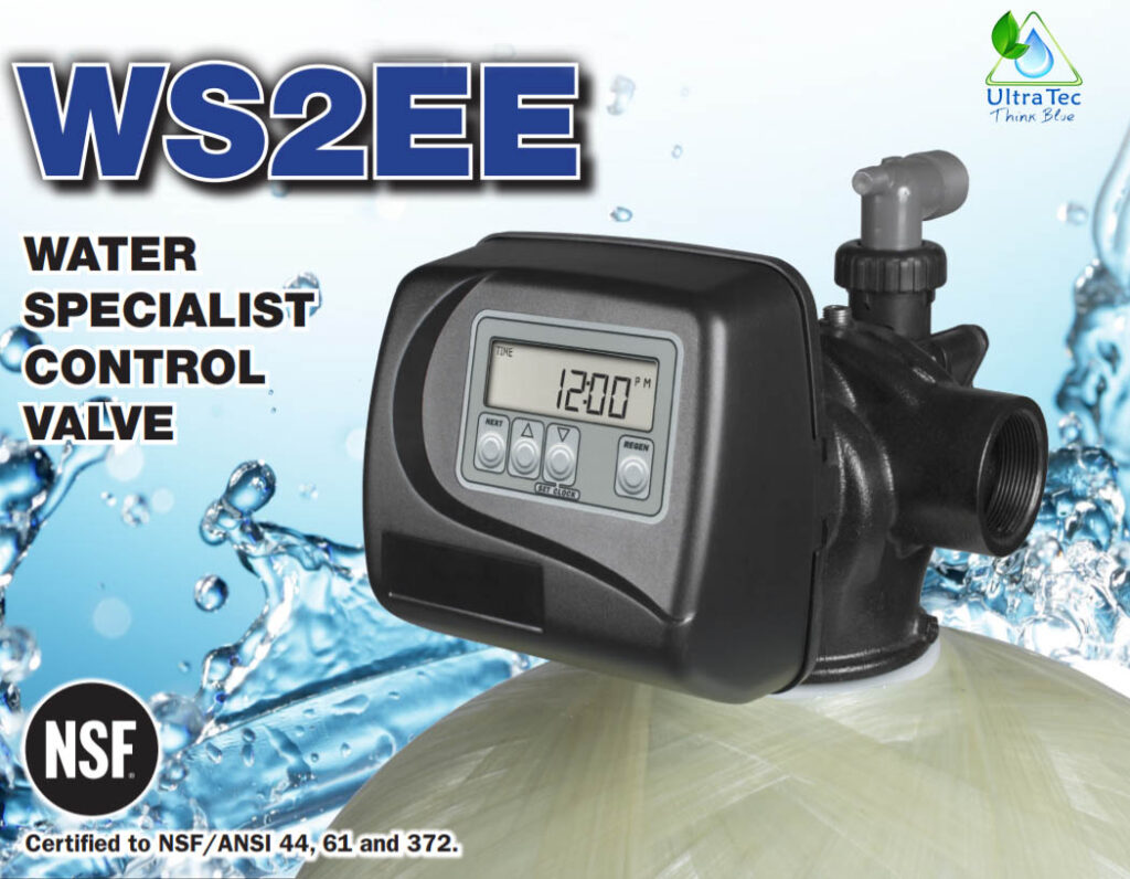 Water softener WS2EE clack head valve Ultra Tec Water Treatment LLC UAE